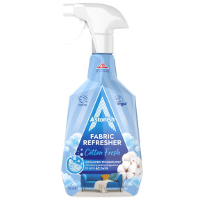 Нейтралізатор запахів для текстилю, килимів та одягу Astonish Fabric Refresher White Flowers, 750 мл